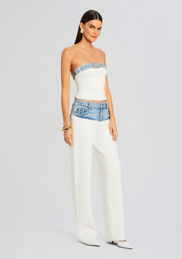 Retrofête Chani Knit Denim Pant SEROYA