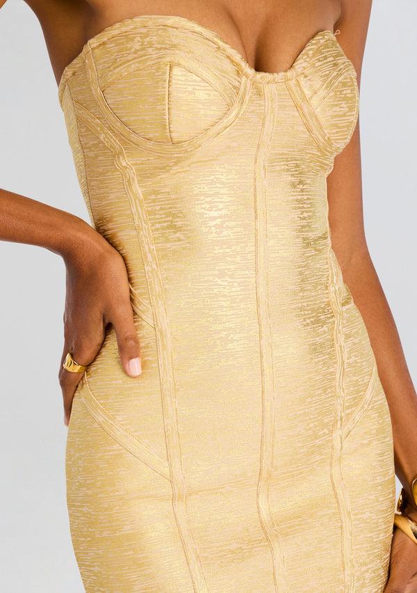 Retrofête Charlize Coated Knit Dress Retrofête