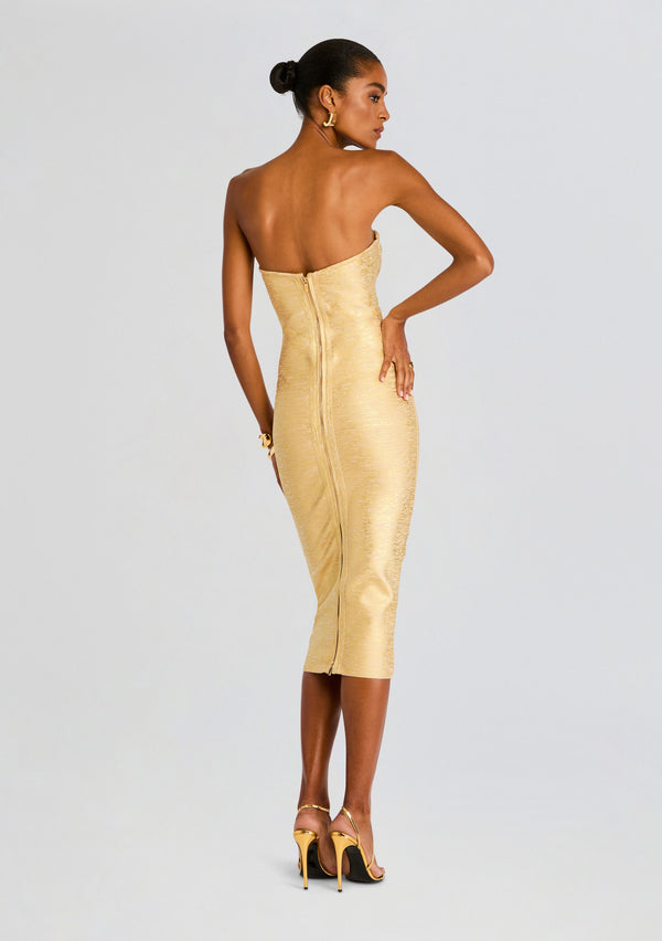 Retrofête Charlize Coated Knit Dress Retrofête