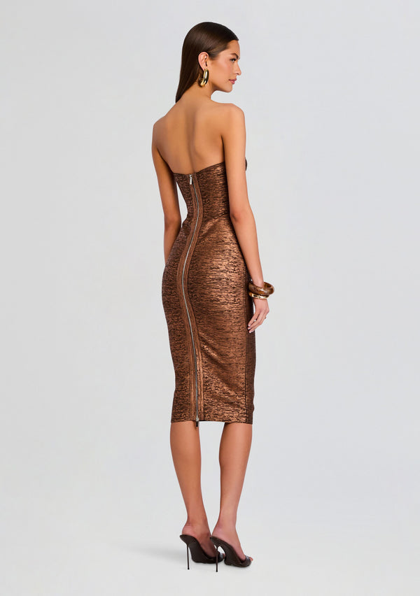 Retrofête Charlize Coated Knit Dress Retrofête