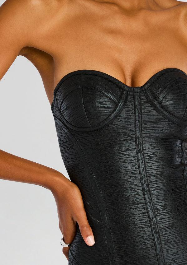 Retrofête Charlize Coated Knit Dress Retrofête