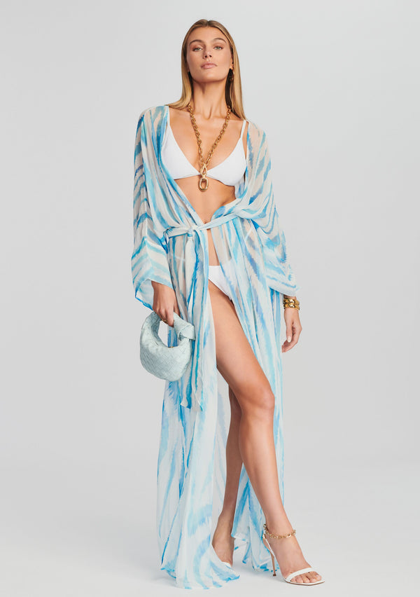 Retrofête Cher Silk Chiffon Robe Retrofête