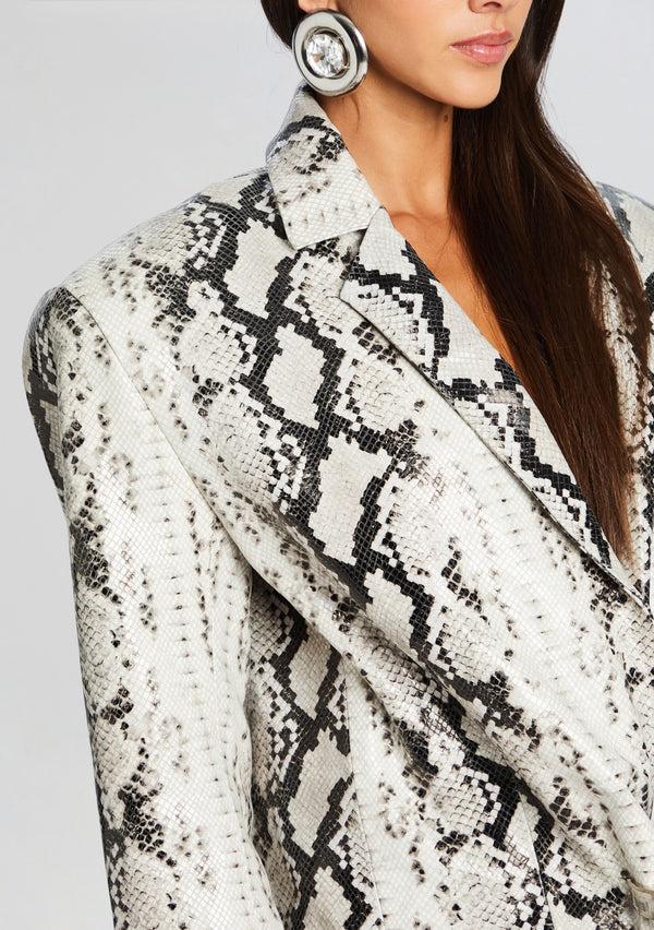 Retrofête Chloe Leather Blazer Retrofête