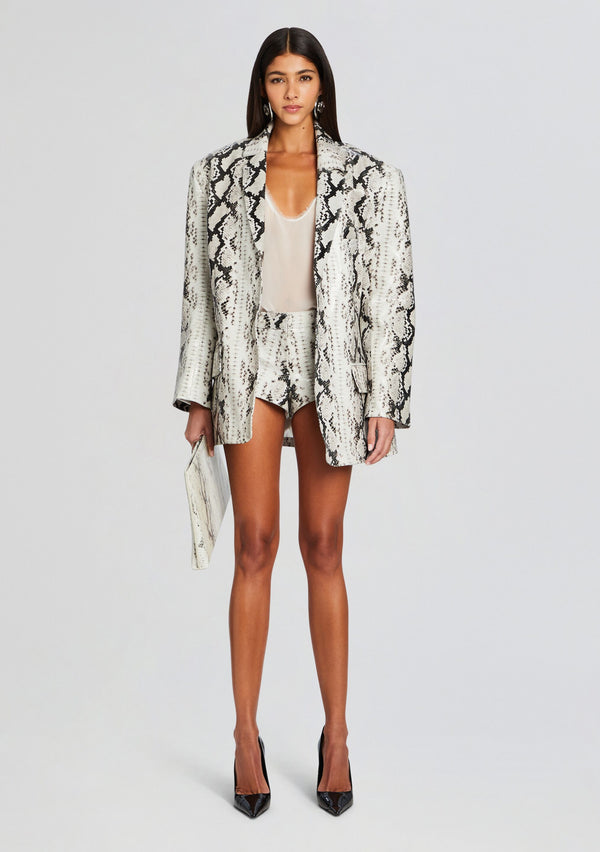 Retrofête Chloe Leather Blazer Retrofête