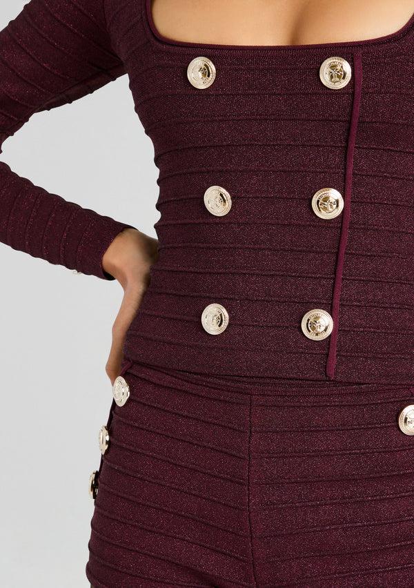 Retrofête Clemence Bandage Knit Top Retrofête