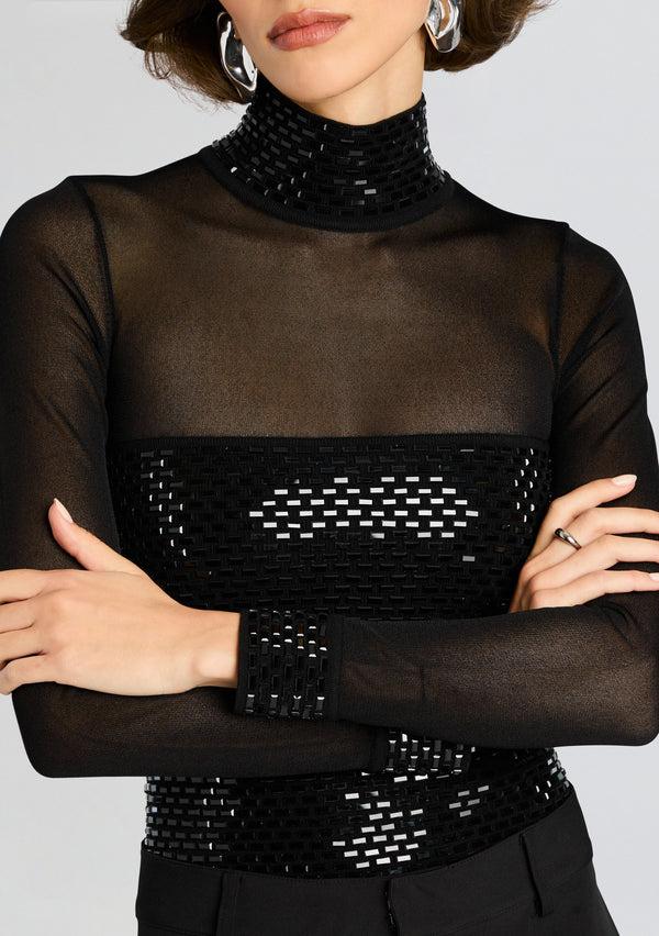 Retrofête Clove Embellished Top Retrofête