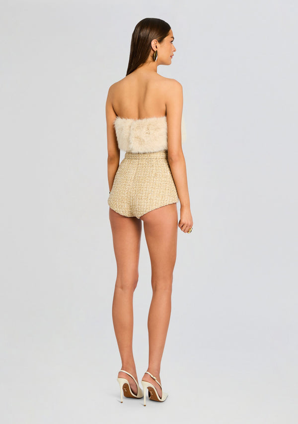 Retrofête Concetta Tweed Romper Retrofête