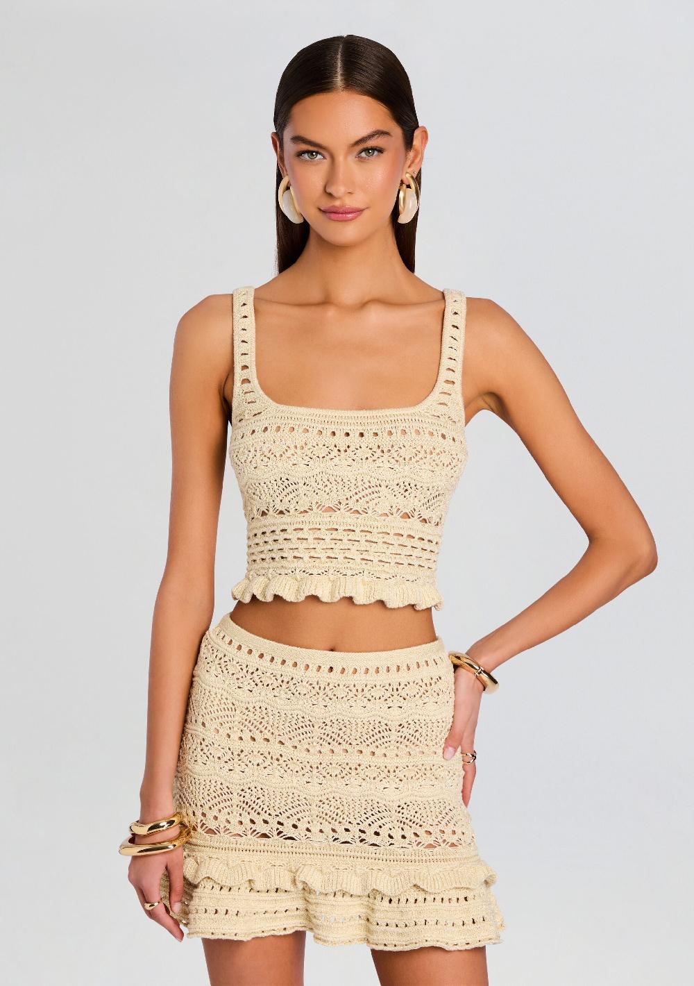 retrofête Damira Crochet Top retrofête