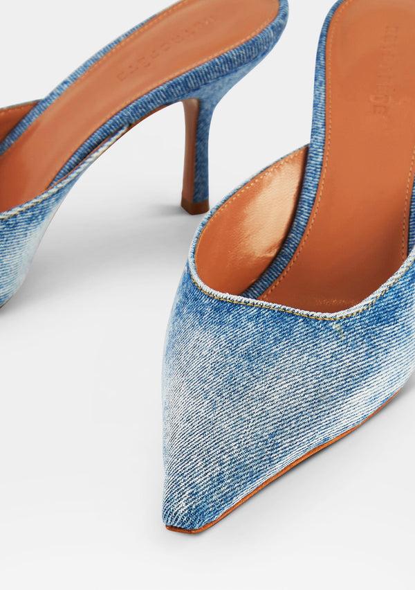 Retrofête Daphne Denim Mule Retrofête