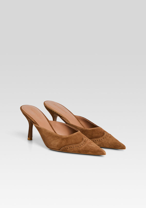 Retrofête Daphne Suede Mule Retrofête