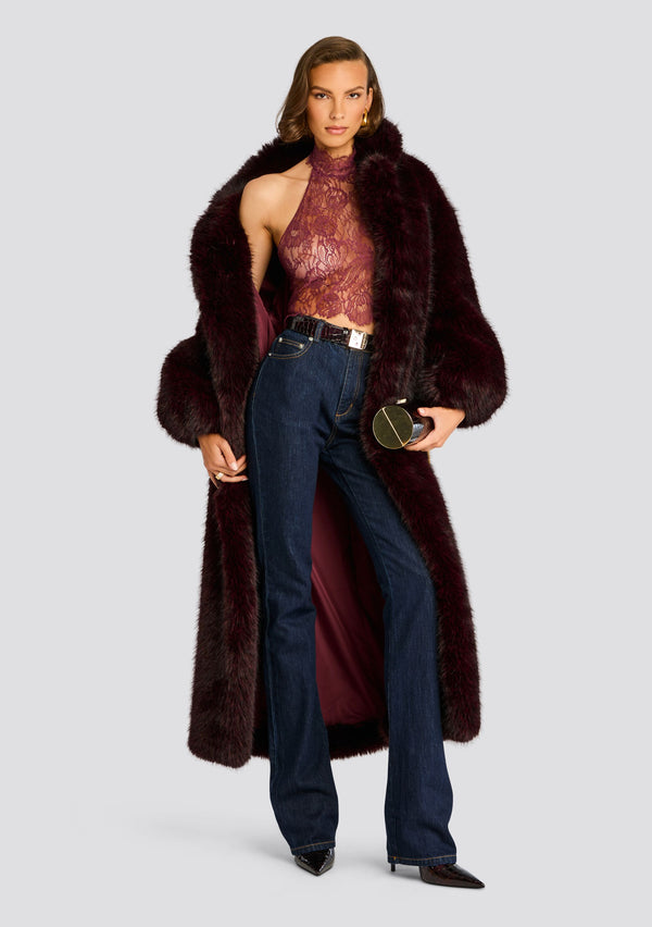 Retrofête Dasha Faux Fur Jacket Retrofête