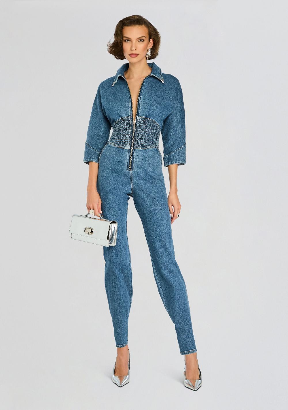 retrofête Deidra Denim Jumpsuit retrofête