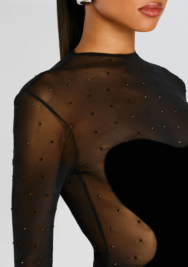 Retrofête Delmer Velvet Dress Retrofête