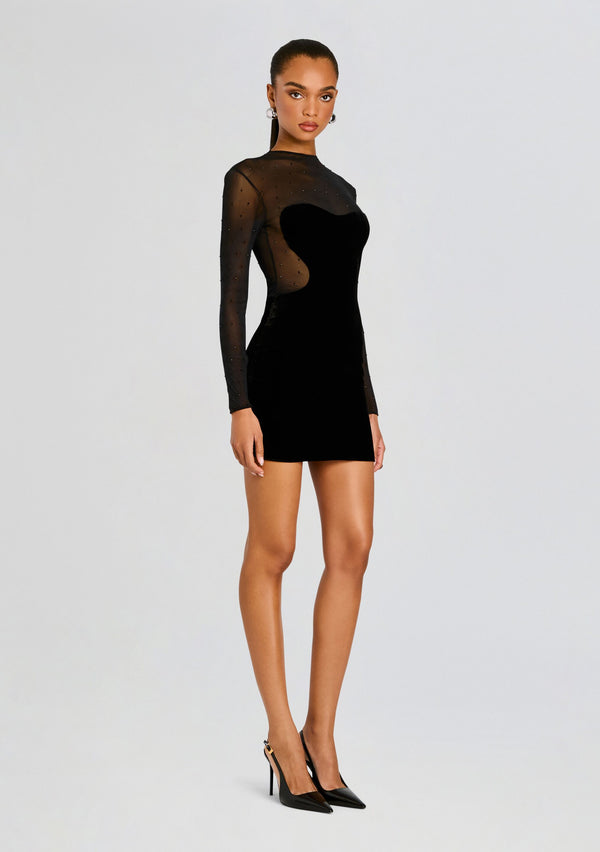 Retrofête Delmer Velvet Dress Retrofête