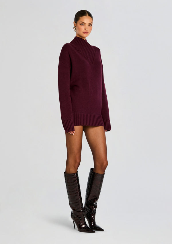 Retrofête Dessa Chunky Knit Sweater Dress SEROYA