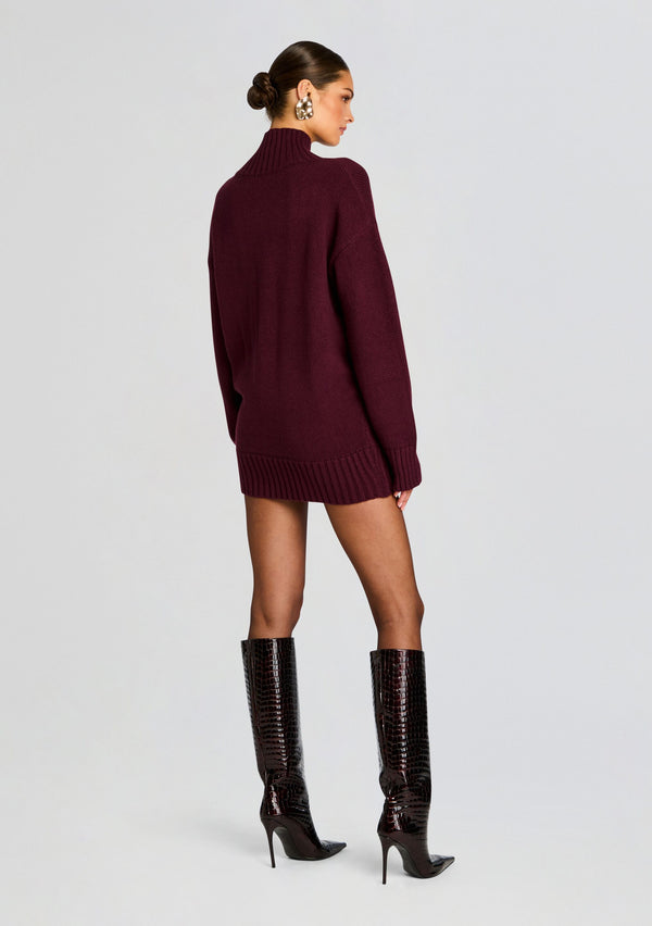 Retrofête Dessa Chunky Knit Sweater Dress SEROYA