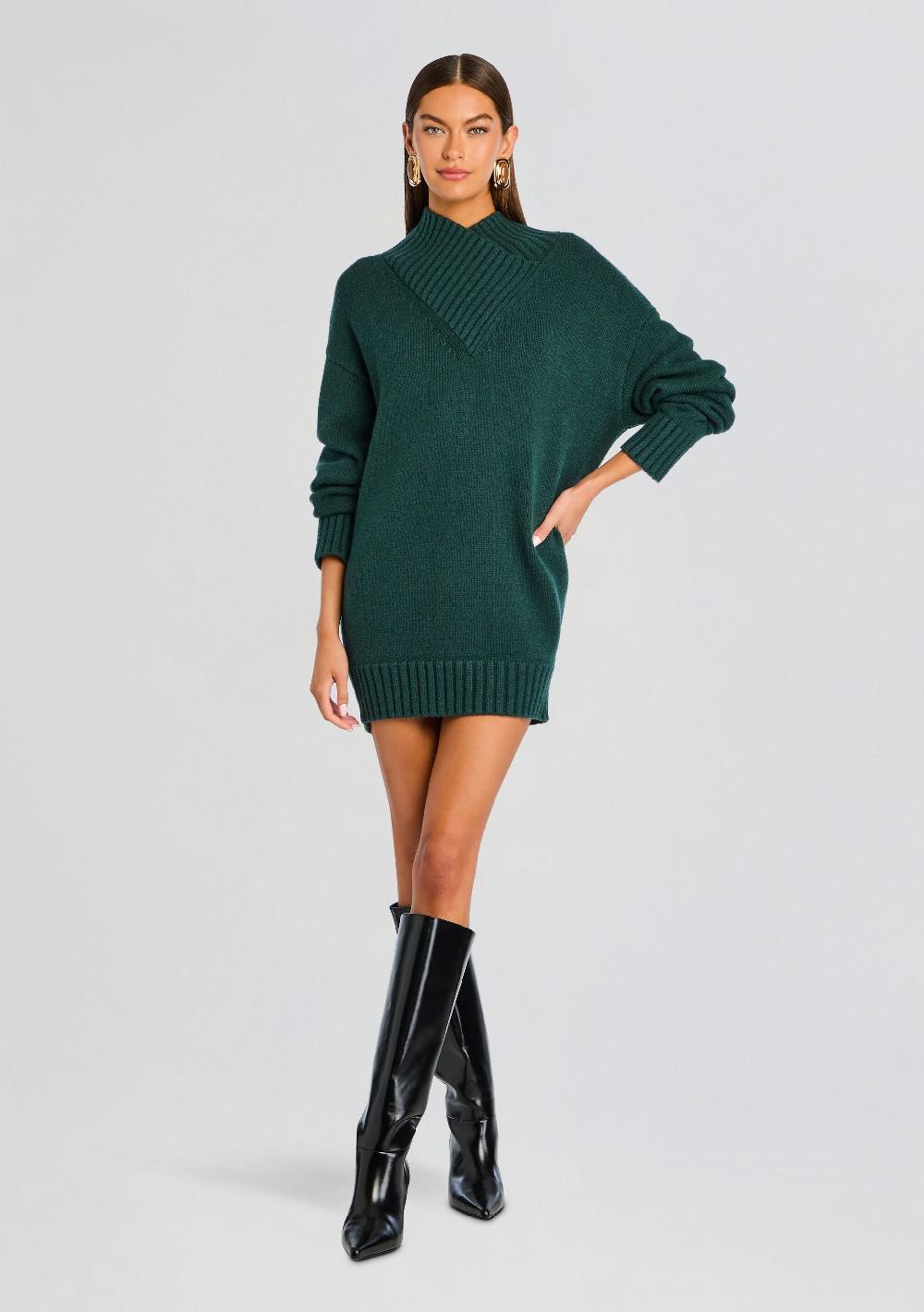 retrofête Dessa Chunky Knit Sweater Dress SEROYA