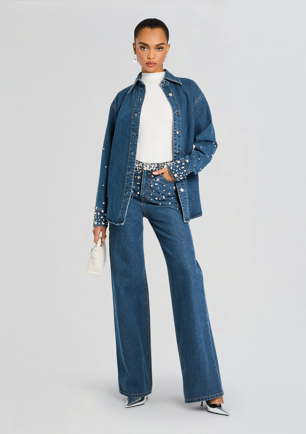 Retrofête Diletta Crystal Shacket Retrofête