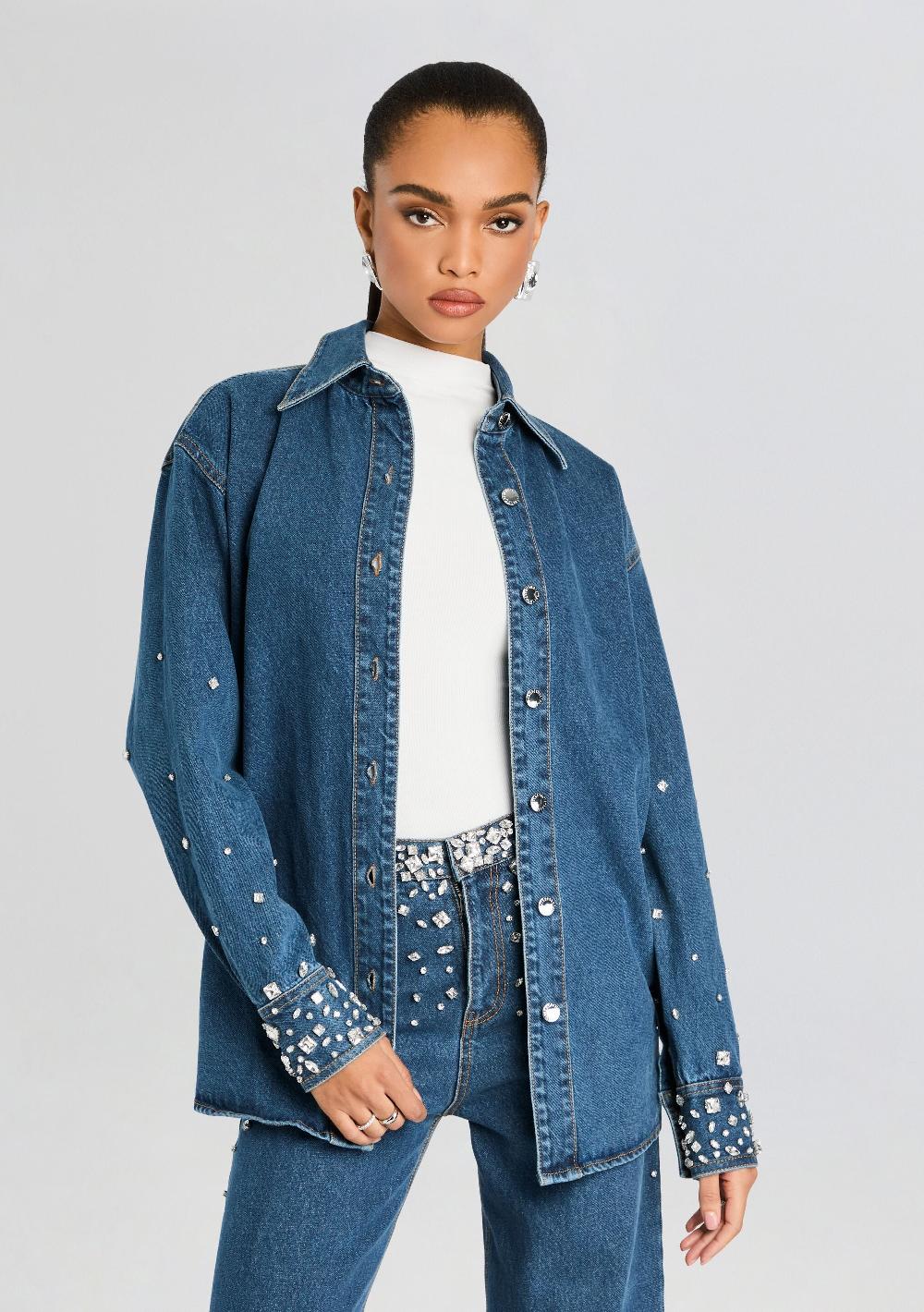 retrofête Diletta Crystal Shacket retrofête