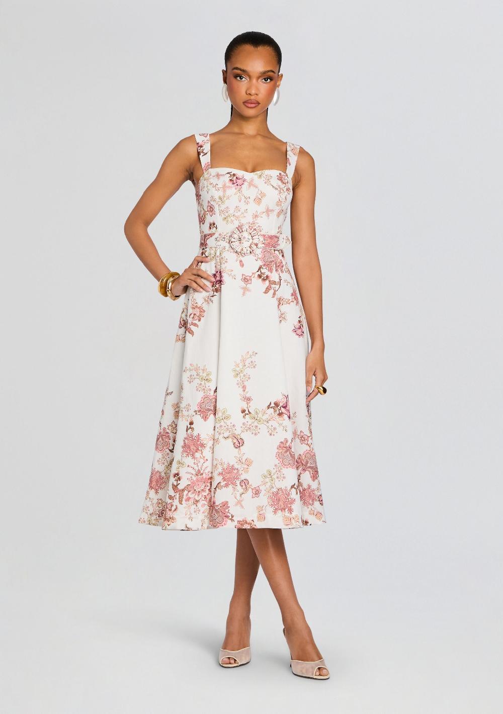 retrofête Diza Midi Dress Hemant & Nandita