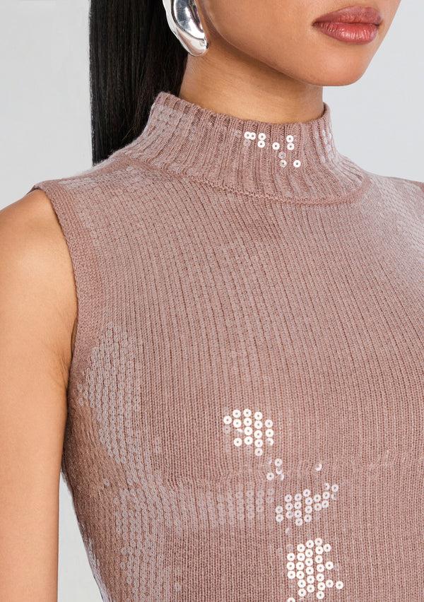 Retrofête Dove Sequin Knit Dress Retrofête