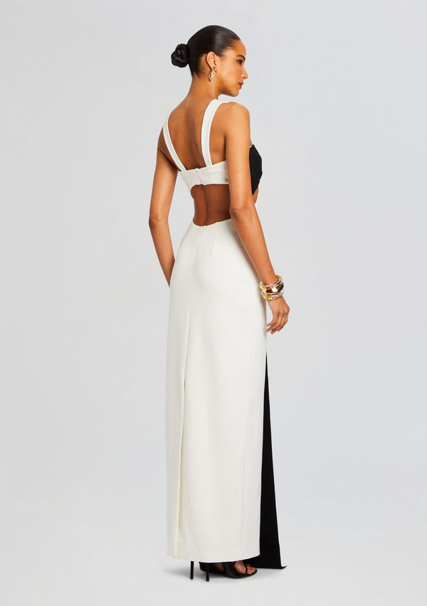 Retrofête Elizabeth Bowed Evening Gown Sans Faff