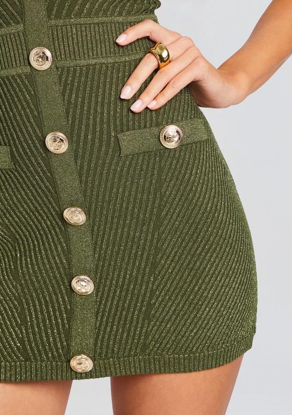 Retrofête Ellison Rib Knit Dress Retrofête