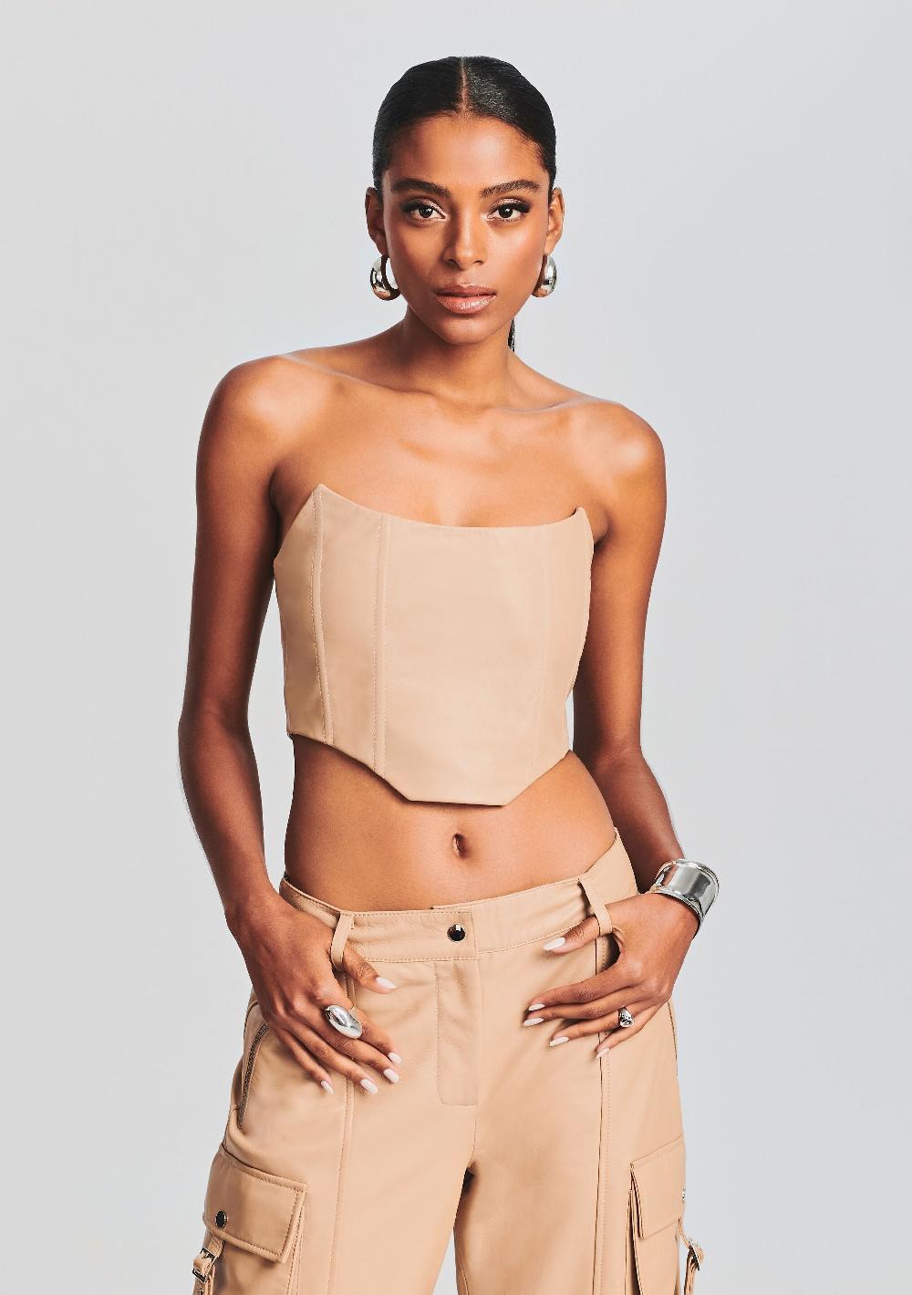 retrofête Eloise Leather Top retrofête