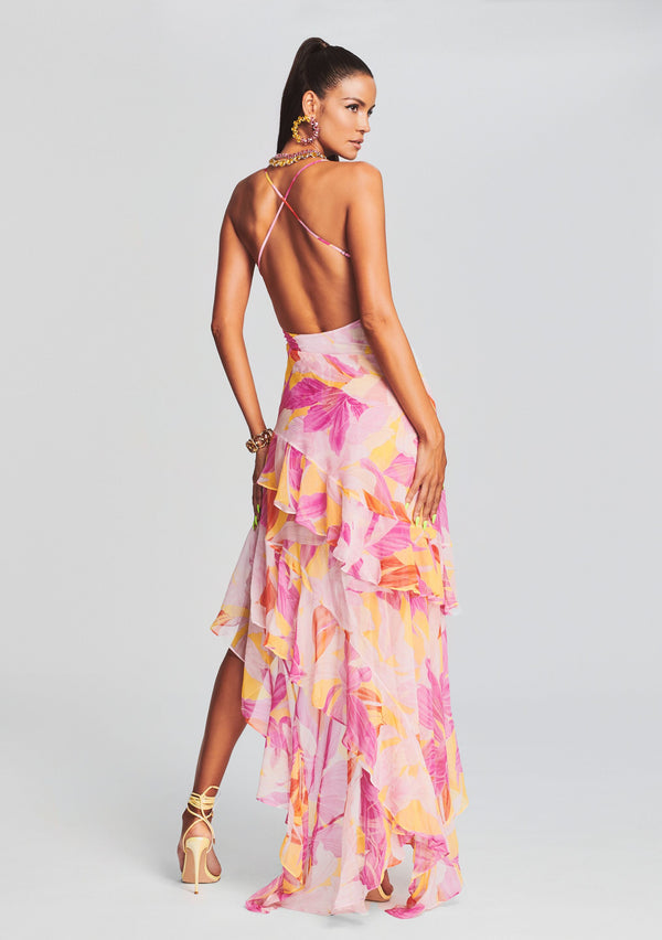 Retrofête Fatima Silk Dress Retrofête