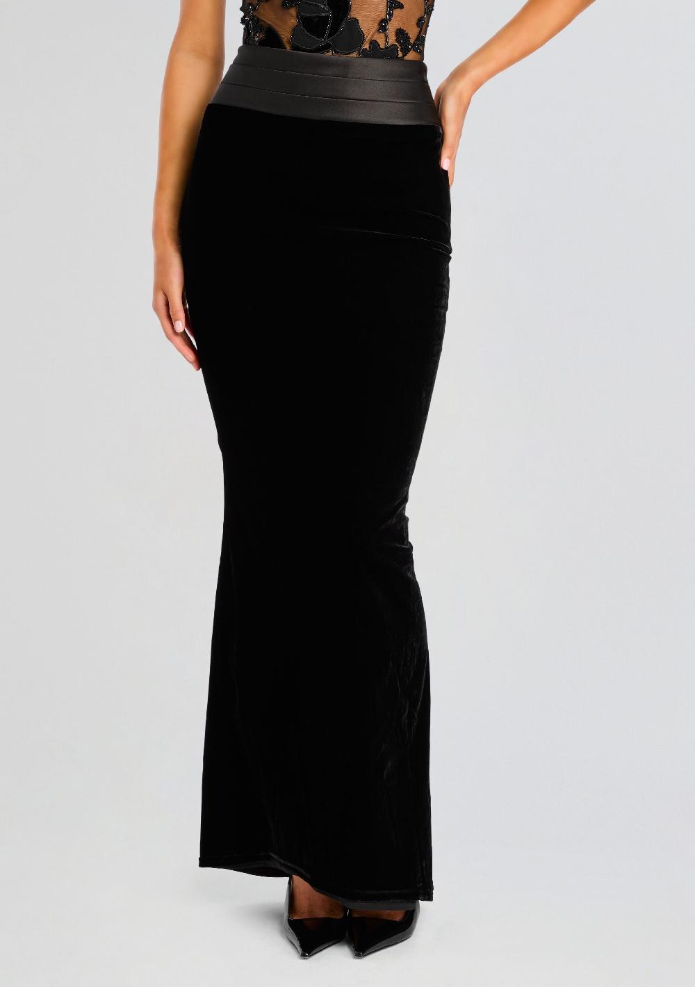 retrofête Flora Velvet Skirt retrofête