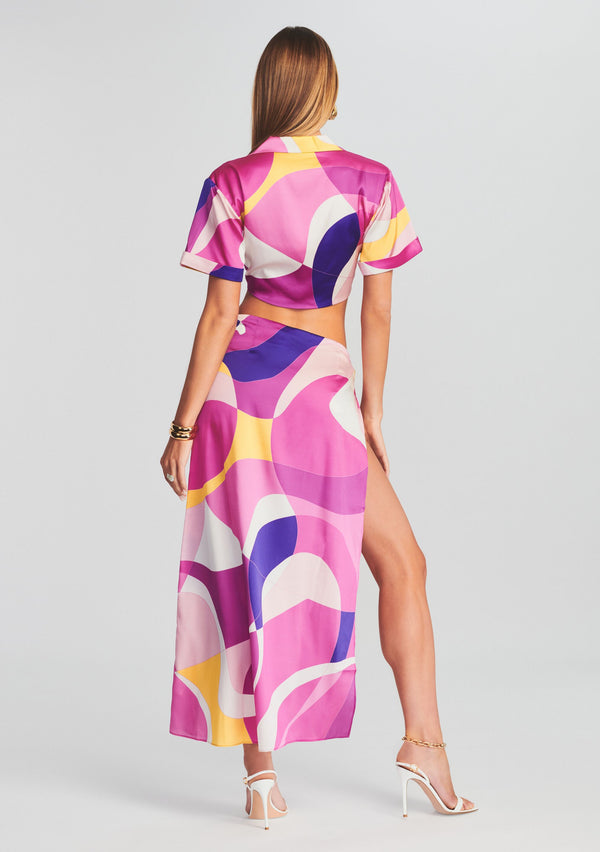 Retrofête Gav Silk Skirt Retrofête