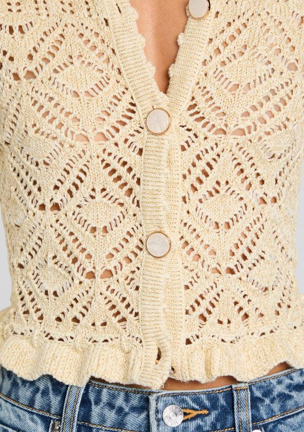 Retrofête Giuliana Crochet Cardigan Retrofête