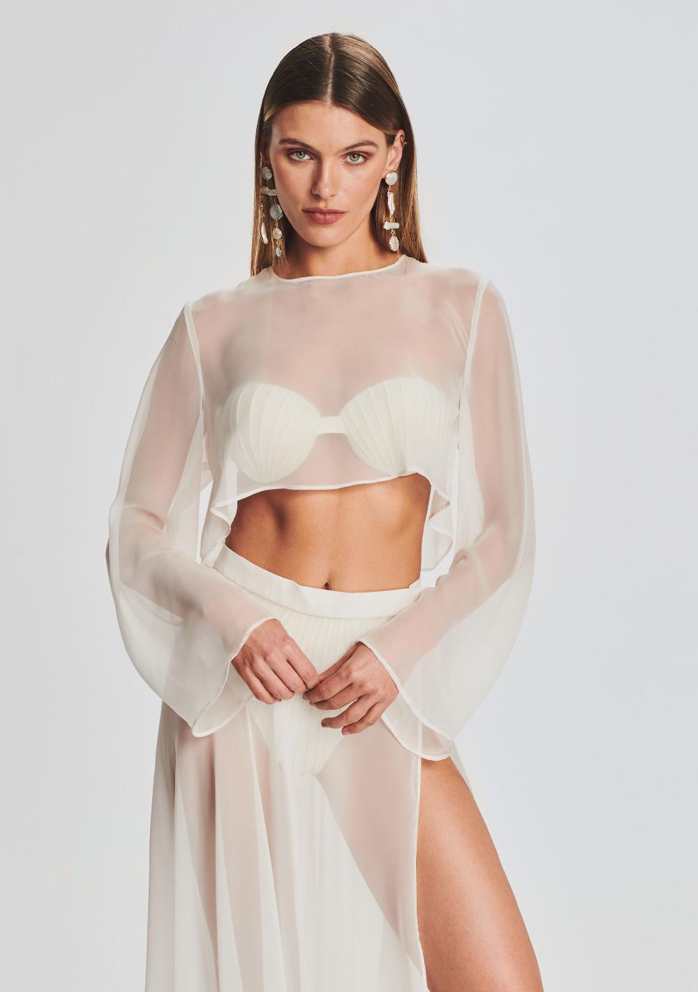 retrofête Grace Cropped Shirt Shani Shemer
