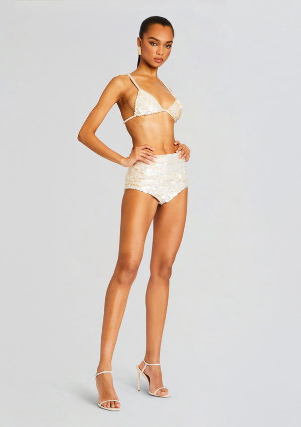 Retrofête Halston Sequin Short Retrofête