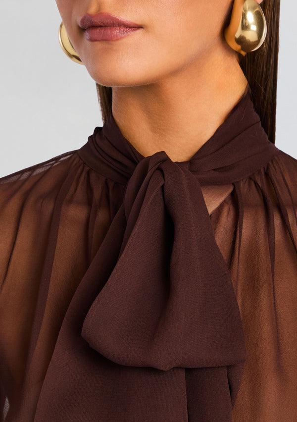 Retrofête Hasli Silk Chiffon Top Retrofête