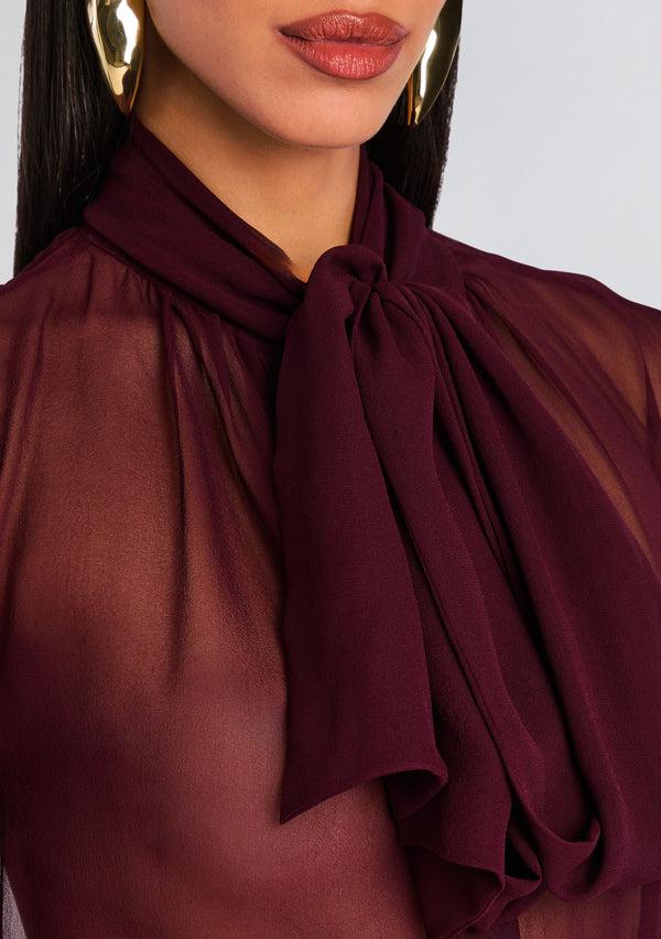 Retrofête Hasli Silk Chiffon Top Retrofête