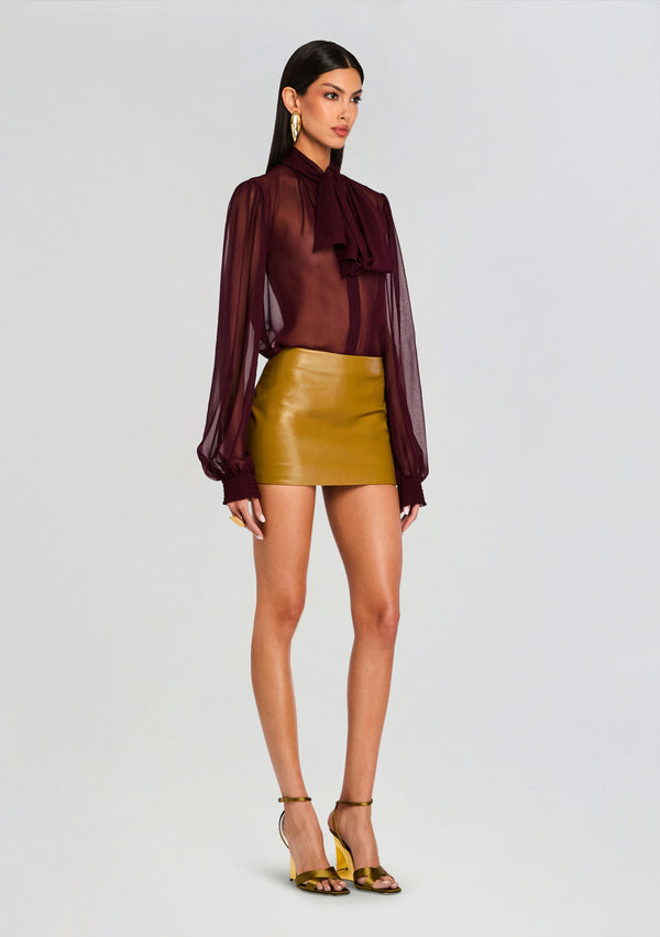 Retrofête Hasli Silk Chiffon Top Retrofête