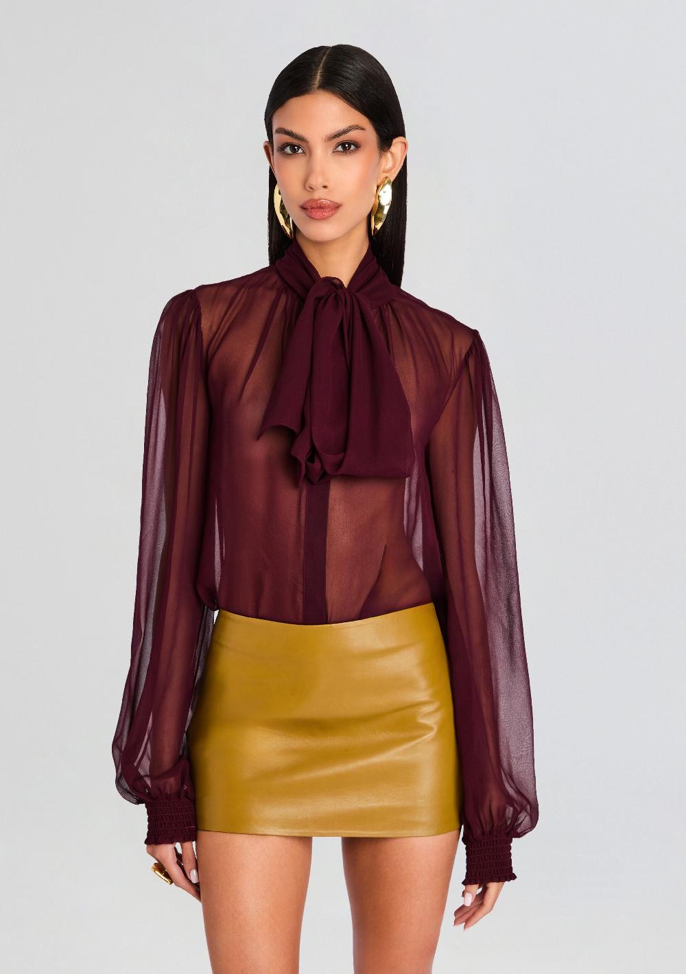 retrofête Hasli Silk Chiffon Top retrofête