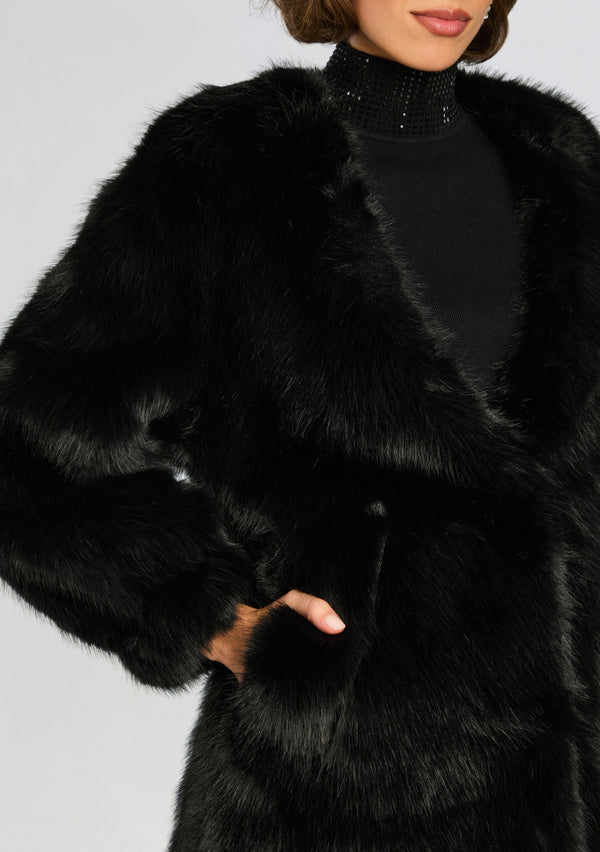 Retrofête Heiress Faux Fur Jacket Retrofête