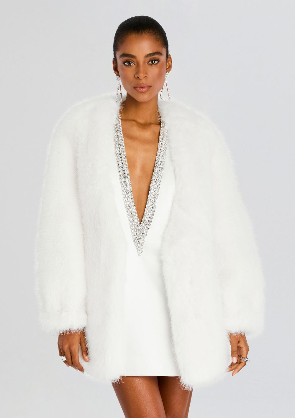 retrofête Heiress Faux Fur Jacket retrofête