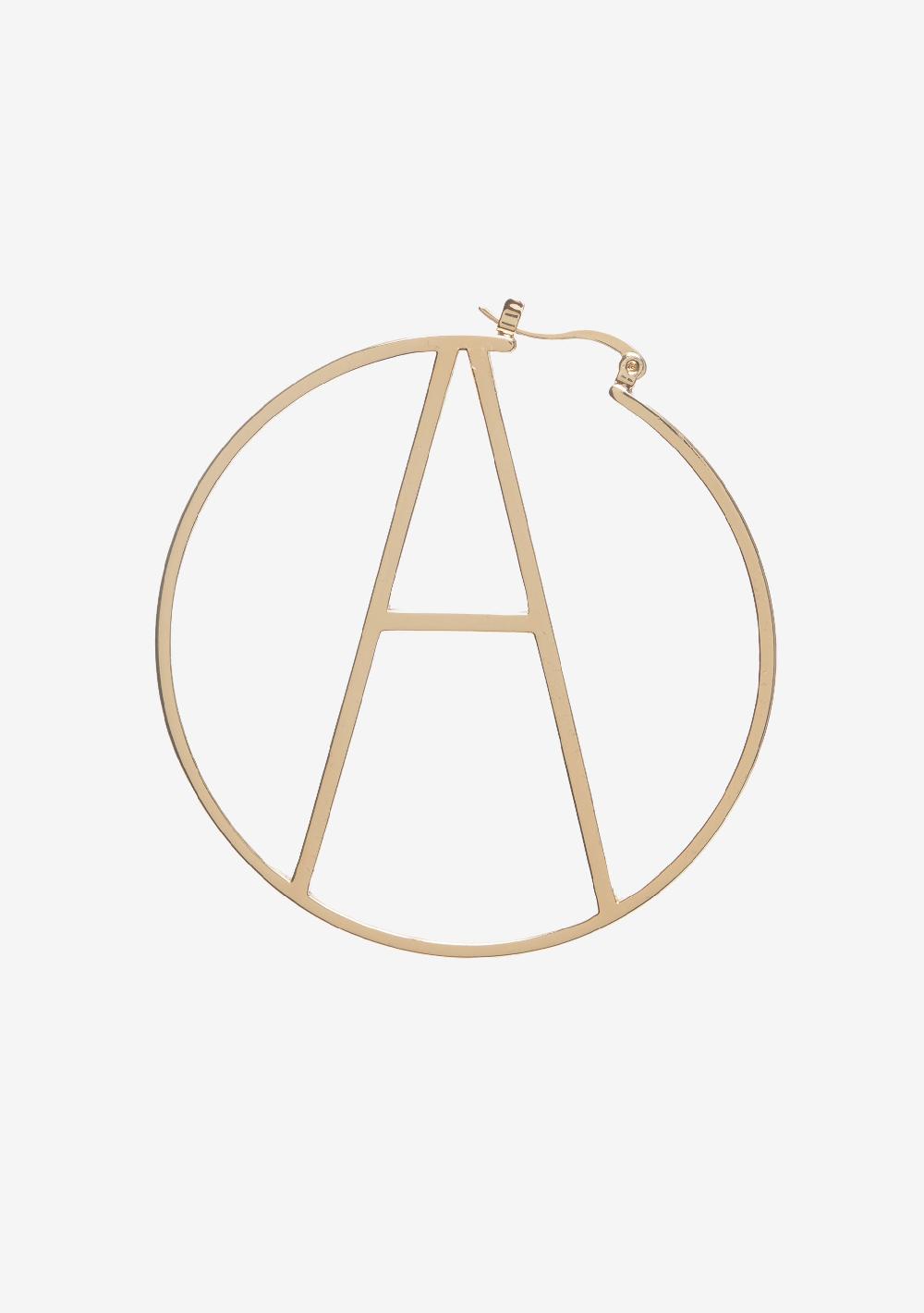 retrofête Hoop Letter Earring retrofête