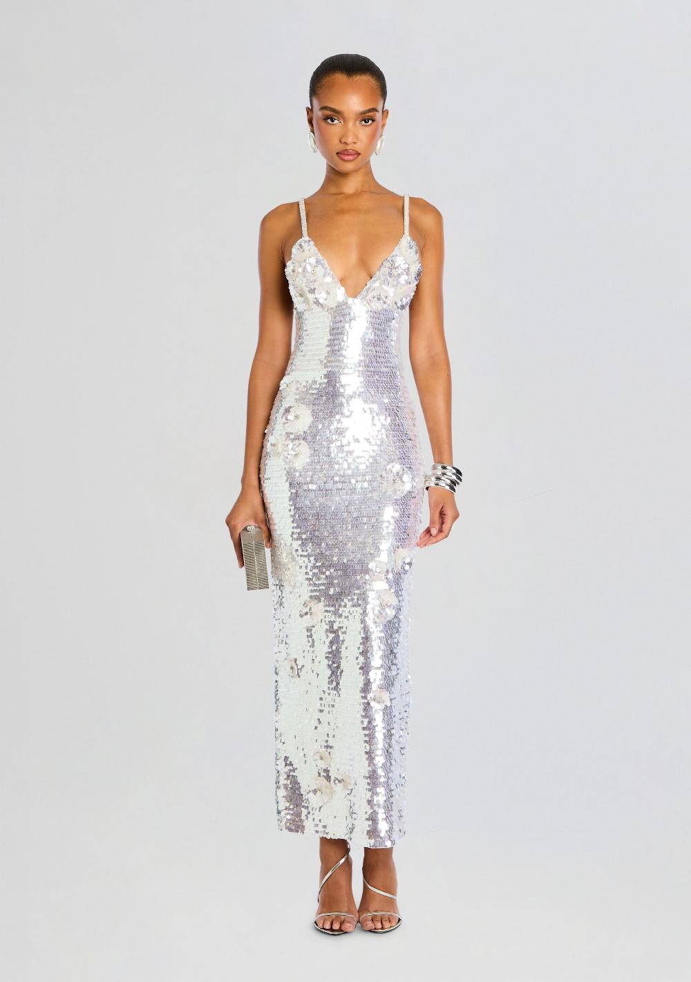 retrofête Ines Embroidered Dress retrofête