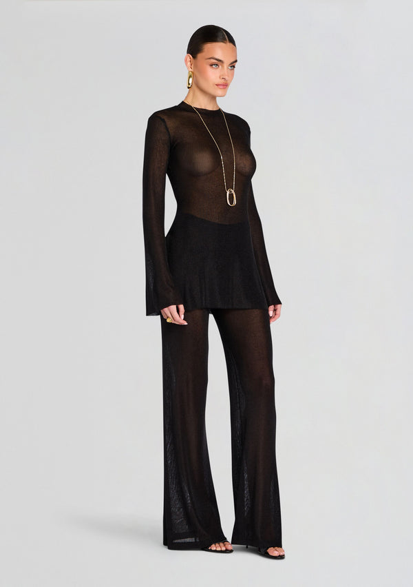 Retrofête Ines Metallic Knit Top SEROYA