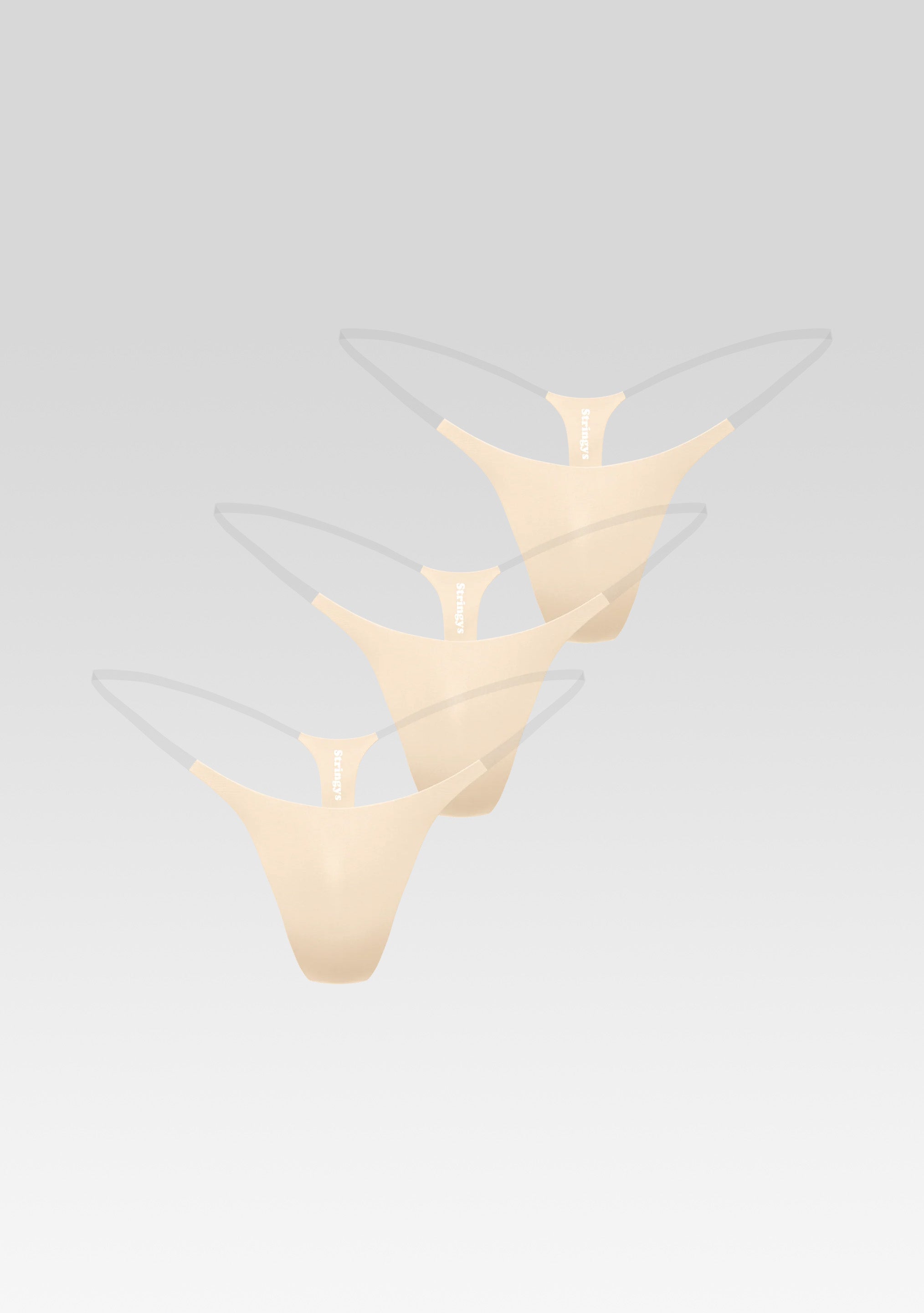 retrofête Invisible Strap 3-Pack Panty Stringys