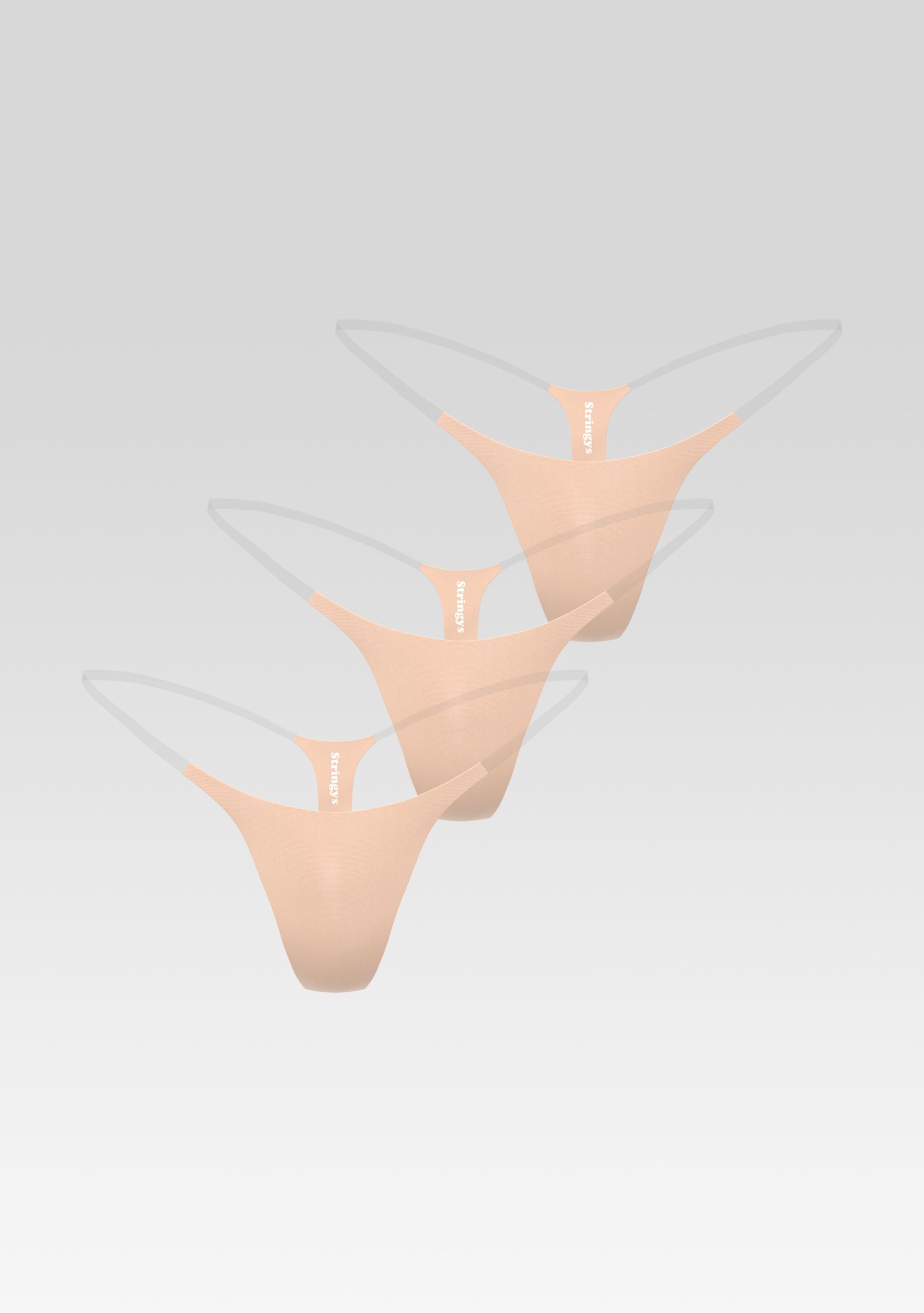 retrofête Invisible Strap 3-Pack Panty Stringys