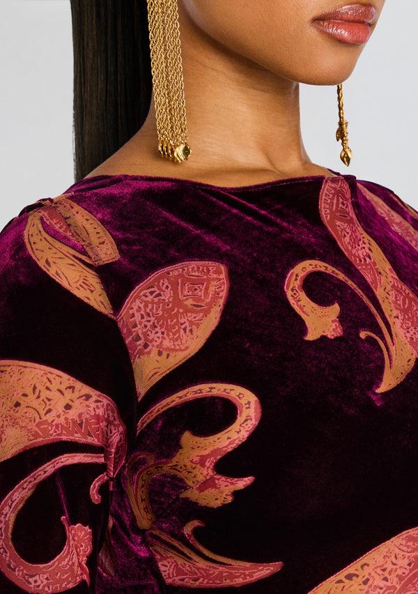 Retrofête Iona Velvet Dress Retrofête