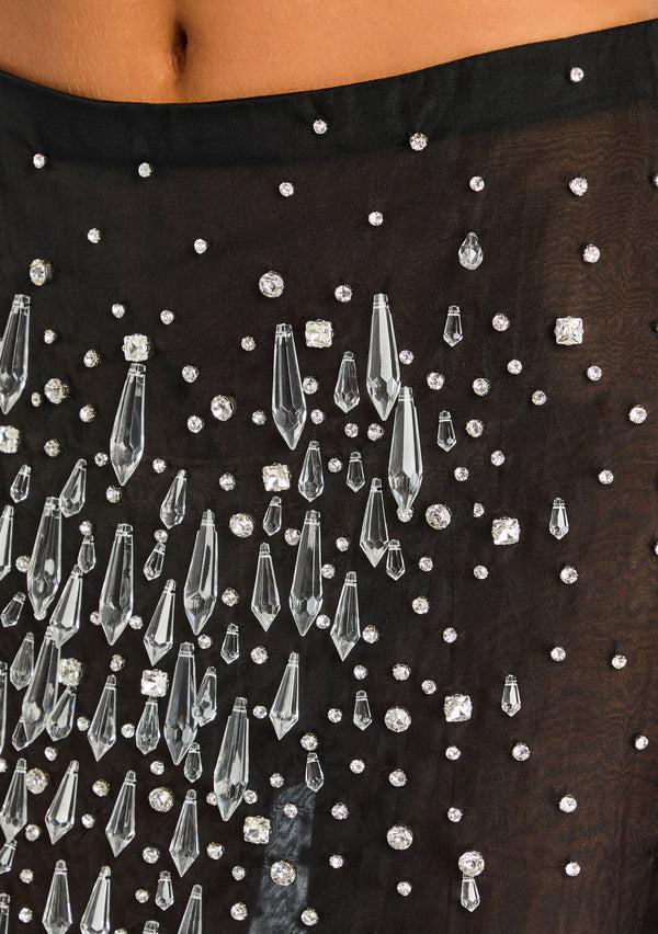 Retrofête Isabel Embellished Skirt Retrofête