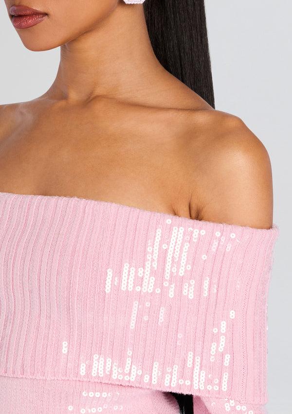 Retrofête Jourdana Sequin Knit Top Retrofête