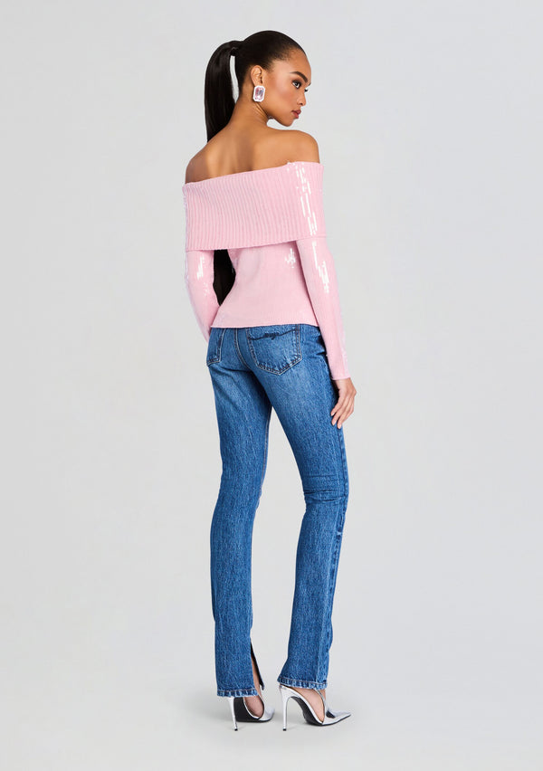 Retrofête Jourdana Sequin Knit Top Retrofête