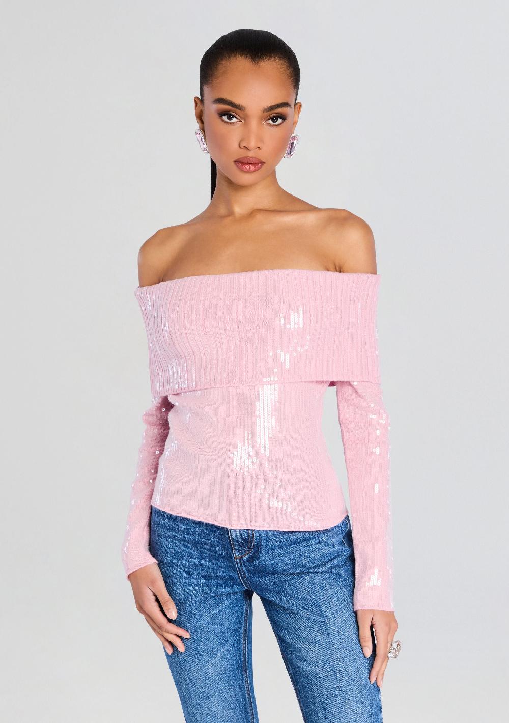 retrofête Jourdana Sequin Knit Top retrofête
